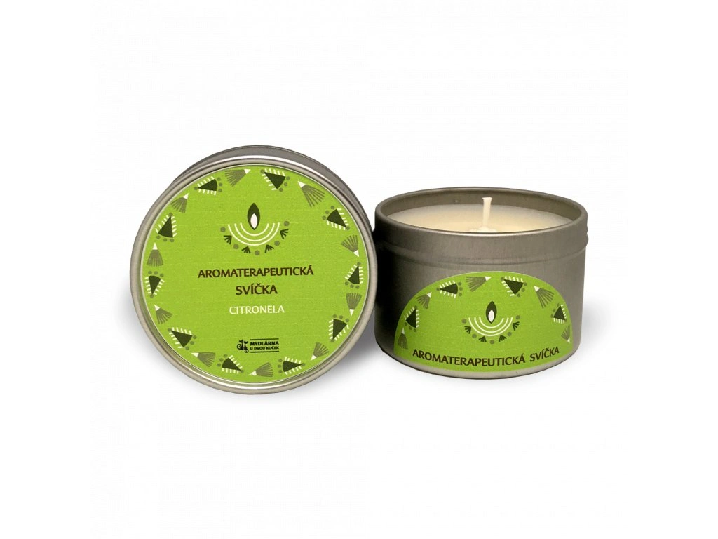 Mydlárna u dvou koček - Líbezná svíčka s citronelou 120 ml